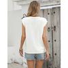 Women's Fall and Winter Solid Color Knit Casual Short-sleeved Sweater