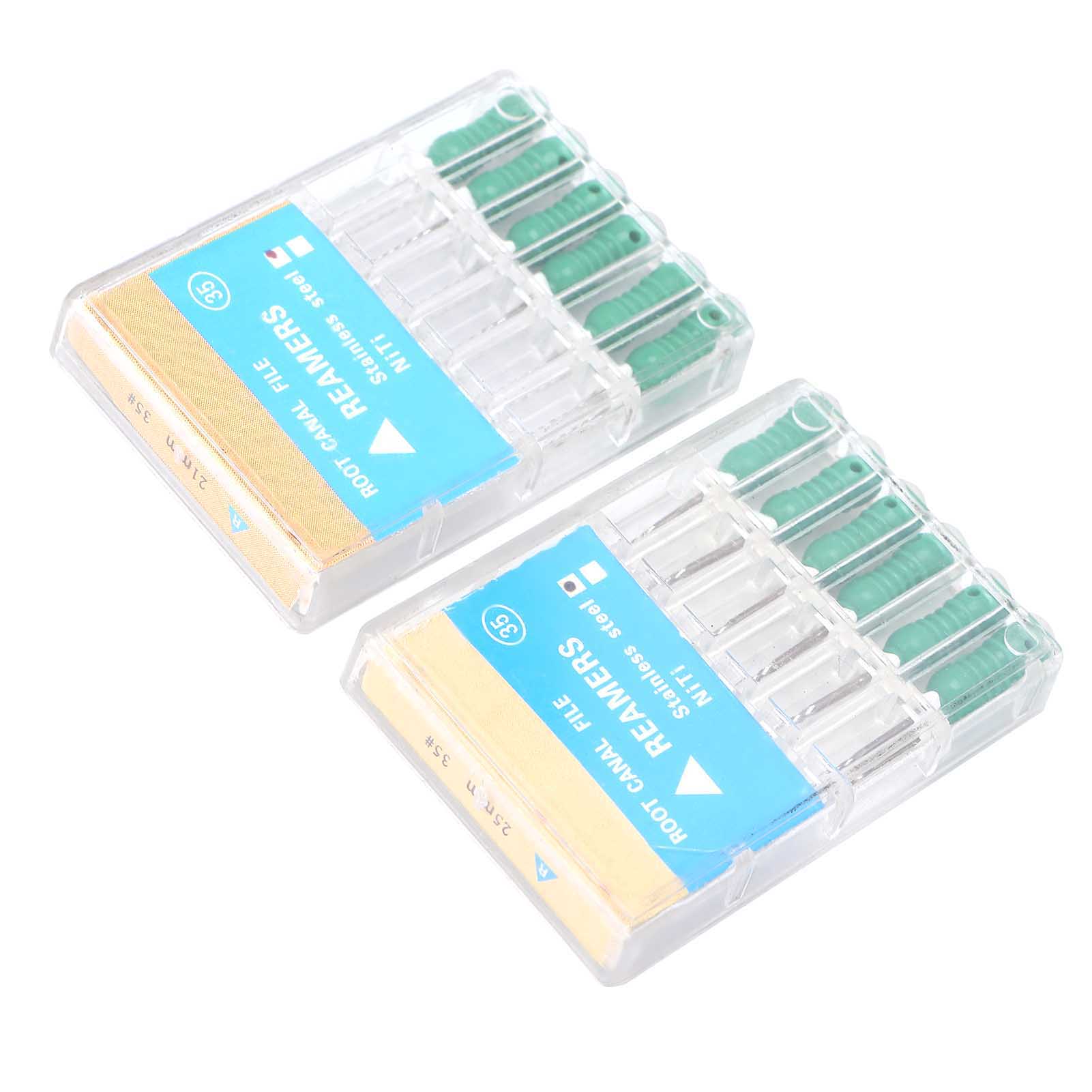 

Stainless Steel Root Canal Files Endodontic R File Dental Accessory #35 21mm 25mm
