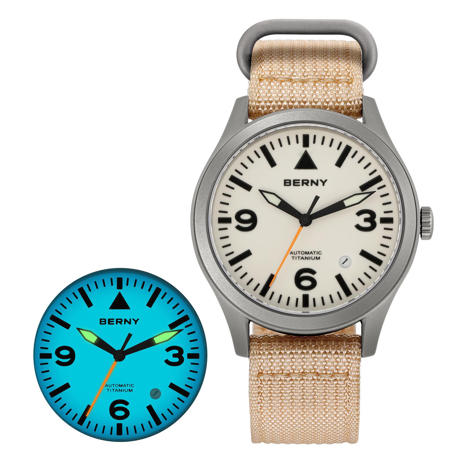 BERNY Full Titanium Automatic Watch for