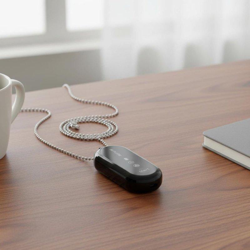 Individual Air Purifier Necklace Lightweight Air Purifier Necklace Individual Negative Charged Particle Generator Universal