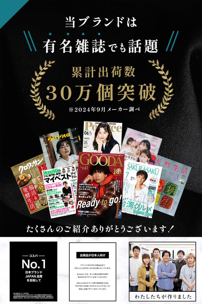 RATOM Men's Long Wallet, Genuine Leather (100% Natural Sheepskin Leather) (Black)