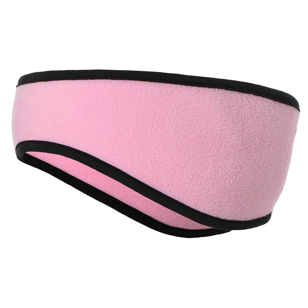 

1 шт. Теплая защита ушей для занятий спортом на открытом воздухе, толстая повязка на голову с широкими полями, осенне-зимняя, для велоспорта, ветрозащитные и холодозащитные наушники розовый