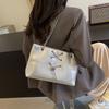 Large capacity chain retro tote bag women's new fashion casual texture small bag single shoulder underarm women's bag