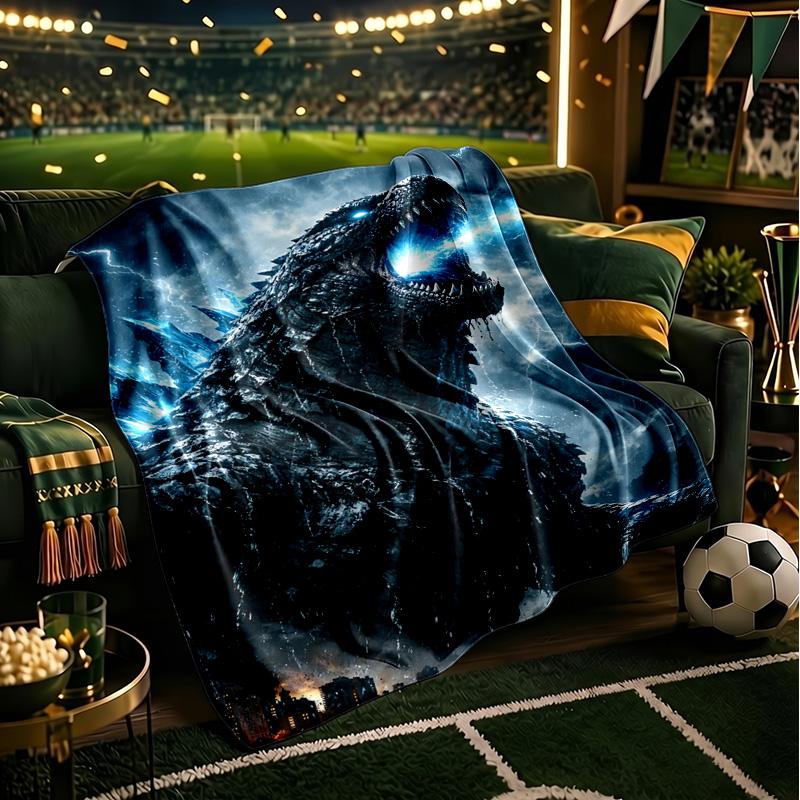 Giant Monster Rampage Throws Blanket Flannel Blankets Plush for Couch Bed Gifts for Men Women Travel picnic blanket Christmas fan gifts