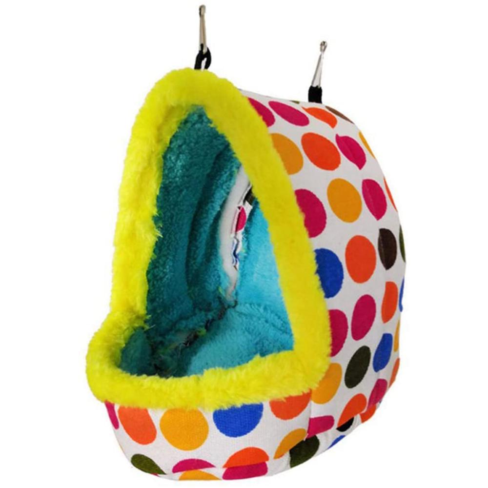 Winter Warm Sleeping Bag Cage Hut House Hammock Bird Bed Tent Parrot Toy