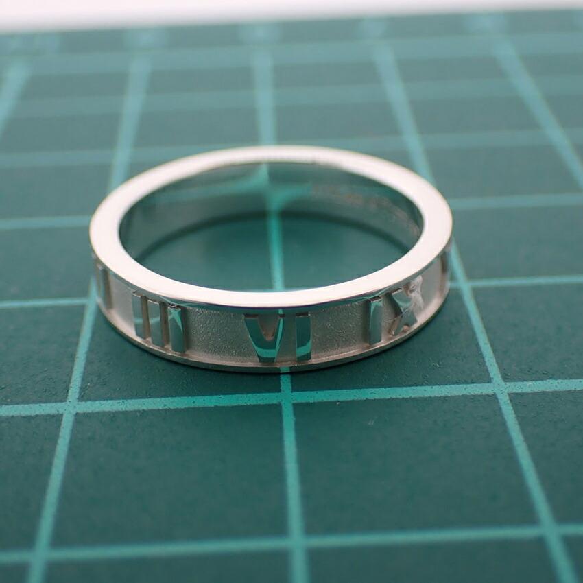[Used] TIFFANY/Tiffany 925 Atlas Ring / Size 10 / J92-3