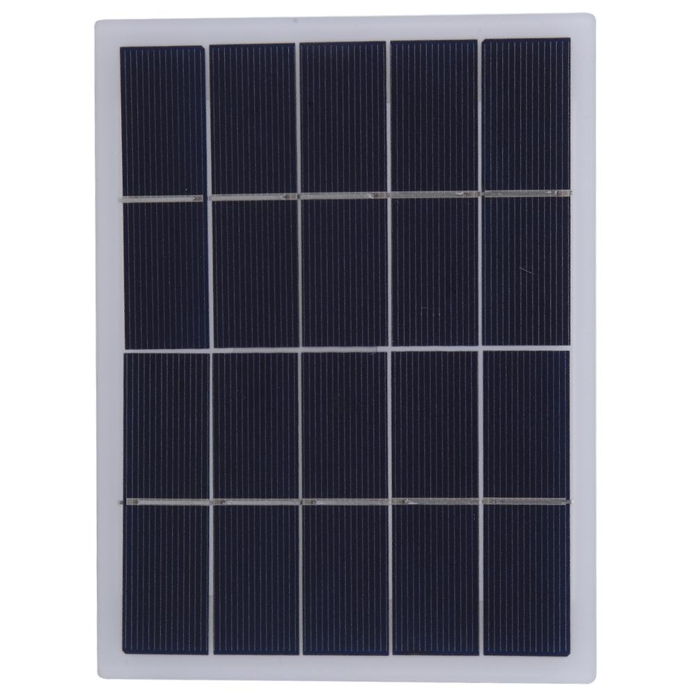 3W 5V Polycrystalline Silicon DIY Solar Panel Laminated Board Battery Plate 170x130mm(3W‑White )