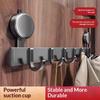 Suction Cup Coat Hooks Removable No Drill Vacuum Adhesive Hangers for Bathroom Kitchen Organizing