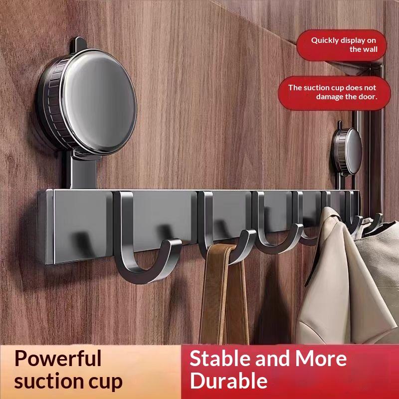 Suction Cup Coat Hooks Removable No Drill Vacuum Adhesive Hangers for Bathroom Kitchen Organizing