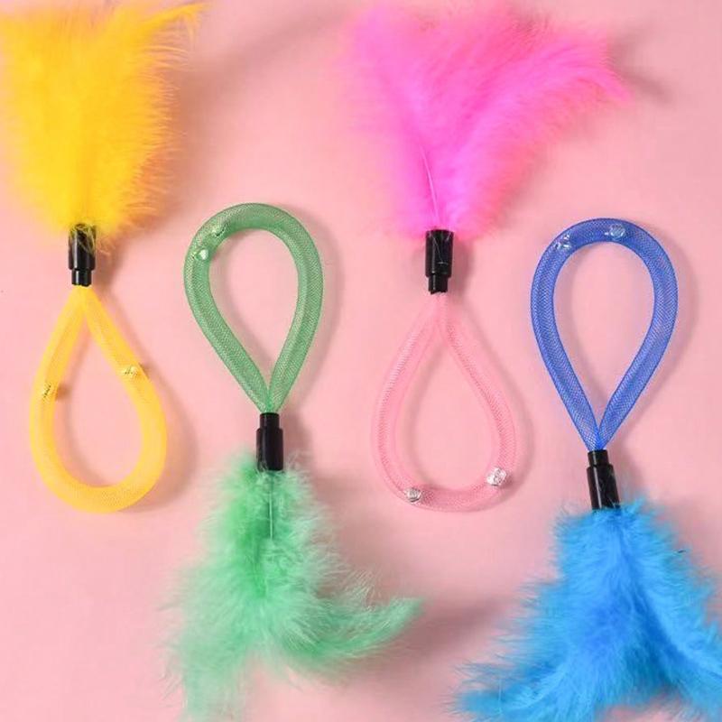1 Piece Pet Feather Teaser Wand Toy; Pet Bell Cat Toy; Pet Self-Entertainment Toy To Relieve Boredom; Pet Supplies