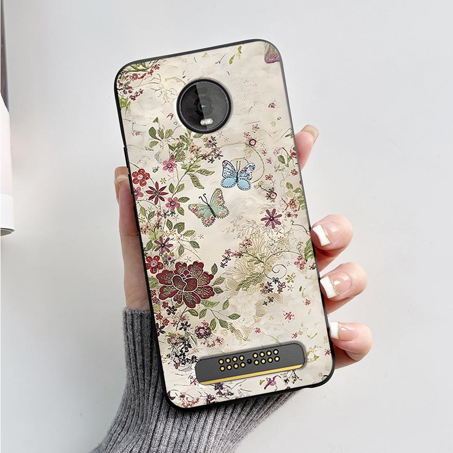 For Motorola Moto Z4 Z3 Play Case Cute Cartoon Soft Silicone TPU Cover Phone Case For Moto Z3 Z4 Play MotoZ4 Z4Play Z3Play Funda