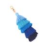 Handgefertigter bunter Quasten-Schlüsselanhänger Auto-Schlüsselanhänger Halter Taschenanhänger Handtaschen Anhänger für Geldbörse Dekorationen Geschenke