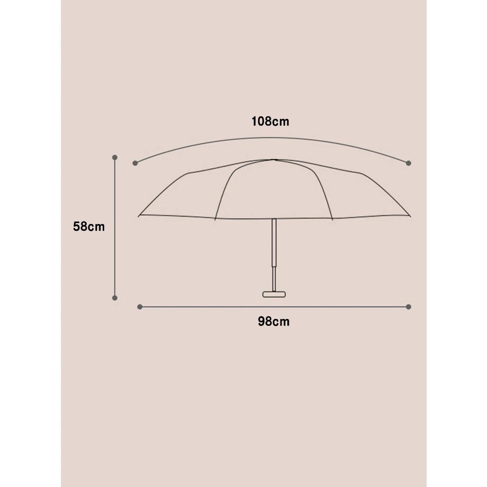 Fresh and Cute Salt Series Creative Fully Automatic Rain and Sunscreen Umbrella Forest Series Retro and Simple Sun Umbrella