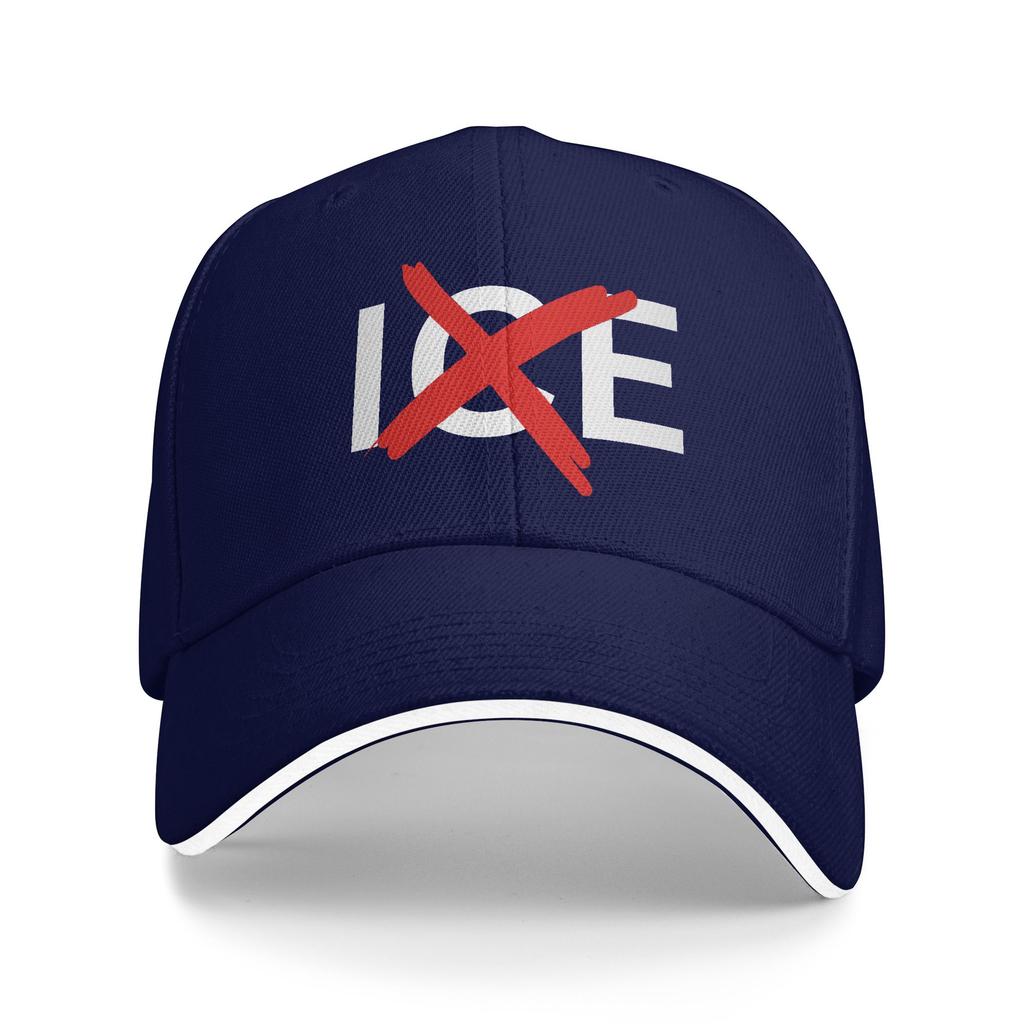 Anti ICE Abolish Ice Logo Baseball Cap  Street Style Couple Hip Hop Hats Sun Visor Design Hiking Fishing Baseball Caps Gift