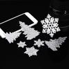 7x Novelty-Christmas Tree Snowflake-Die Cuts Metal Cutting Dies Embossing Stencils for DIY Album Card Scrapbooking-Decor