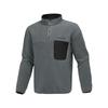 Half-Zip Fleece Color-Block Insulated Anti-Static Skin-Friendly Sports Casual Pullover Sweatshirt Men Sweatshirt P425M190-0038