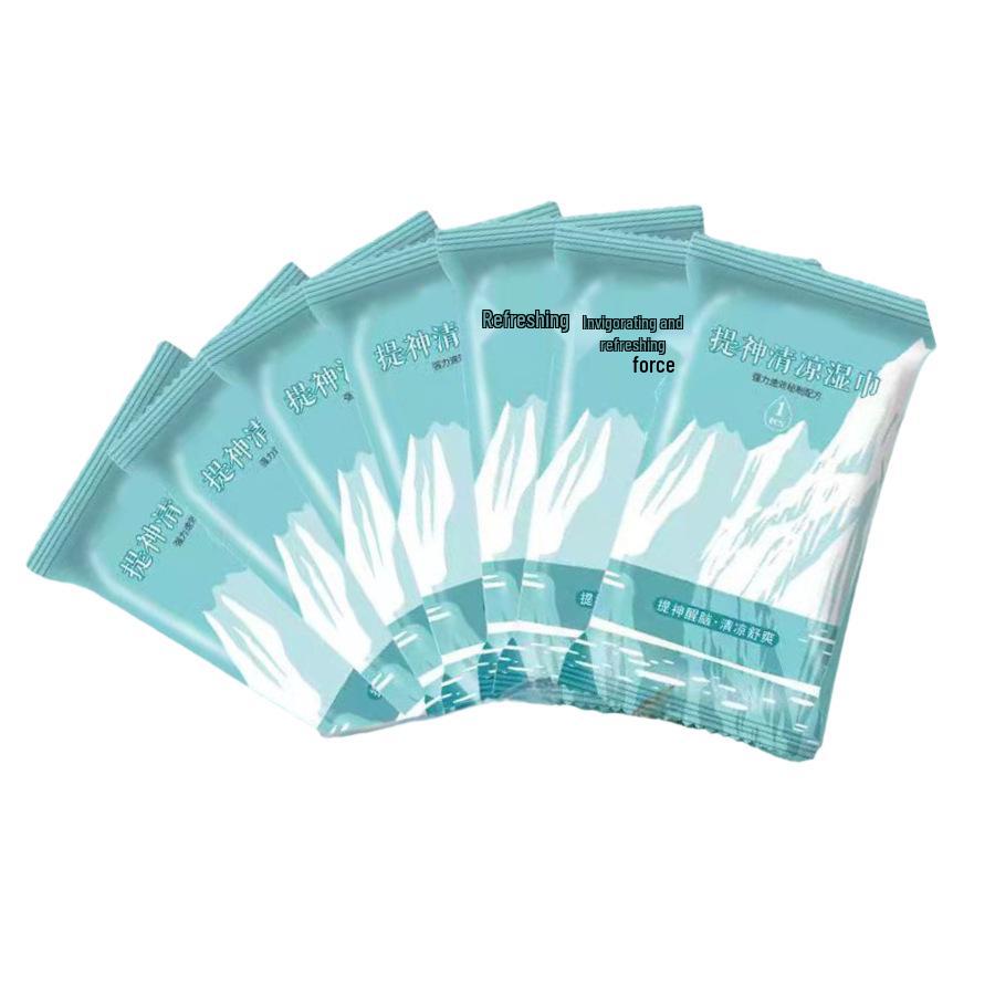 Cooling Facial Wipes: Ice-Cooling Sweat & Oil Control for Military and Student Use