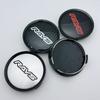 4pcs 74mm Car Wheel Center Caps With RAYS Logo Emblem Badge Wheel Rims Center Dust Cover Hub Hubcaps Replace Car Accessories