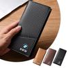 Leather Car Logo Men Long Wallet Gift Card Ticket Storage Bag For BMW X3 X5 M5 M3 E46 E90 E60 F10 F30 E36 G30 E87 E70 E30 G20 cybf04