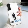 World Hit DJ Alan Walker Phone Case For Samsung S25 S24 FE S23 S22 S21 Plus S20 Ultra Note20Ultra Black Glass Cover