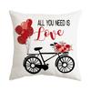 Valentine's Day Pillow New Sofa Cushion Bedside Backrest Plush Pillow Cover Shopee