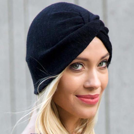 Solid Color Pleated Women Cancer Chemo Hat Beanie Turban Head Scarf Wrap Cap