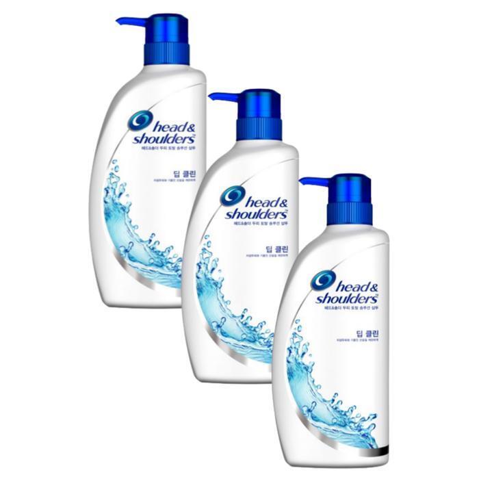 

Шампунь Head & Shoulders Глубокое очищение 850 мл x 3 (15237502)