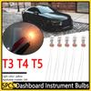 5x T3 T4 T5 14V Universal Car Audio Gear Indicator Light Instrument Panel Bulbs Amber Auto Car Lamp Accessory for Toyota