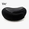 Adjustable Neck Pillow Memory Foam Travel 360 Degree Support U-Shaped Car Airplane with Fastener Tape Nap