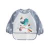 Grembiule da allattamento impermeabile a maniche lunghe per bambini, per bambini piccoli, con tasca