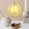 Copper Bagua Mirror with Eight Diagrams Design for Home Office Shop Decor Exorcism Craft Evil Spirits Ward Off Bad Luck Blessing
