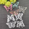 2sets Butterflies Metal Cutting Dies Scrapbooking Stencil DIY Paper Card Decorative Embossing Die Cut Craft