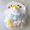 Mesh Bath Toy Storage Organizer with 2 Suction Cups Hanging Mesh Bathtub Toy Holder Bath Toy Storage Bag for Kids and Baby