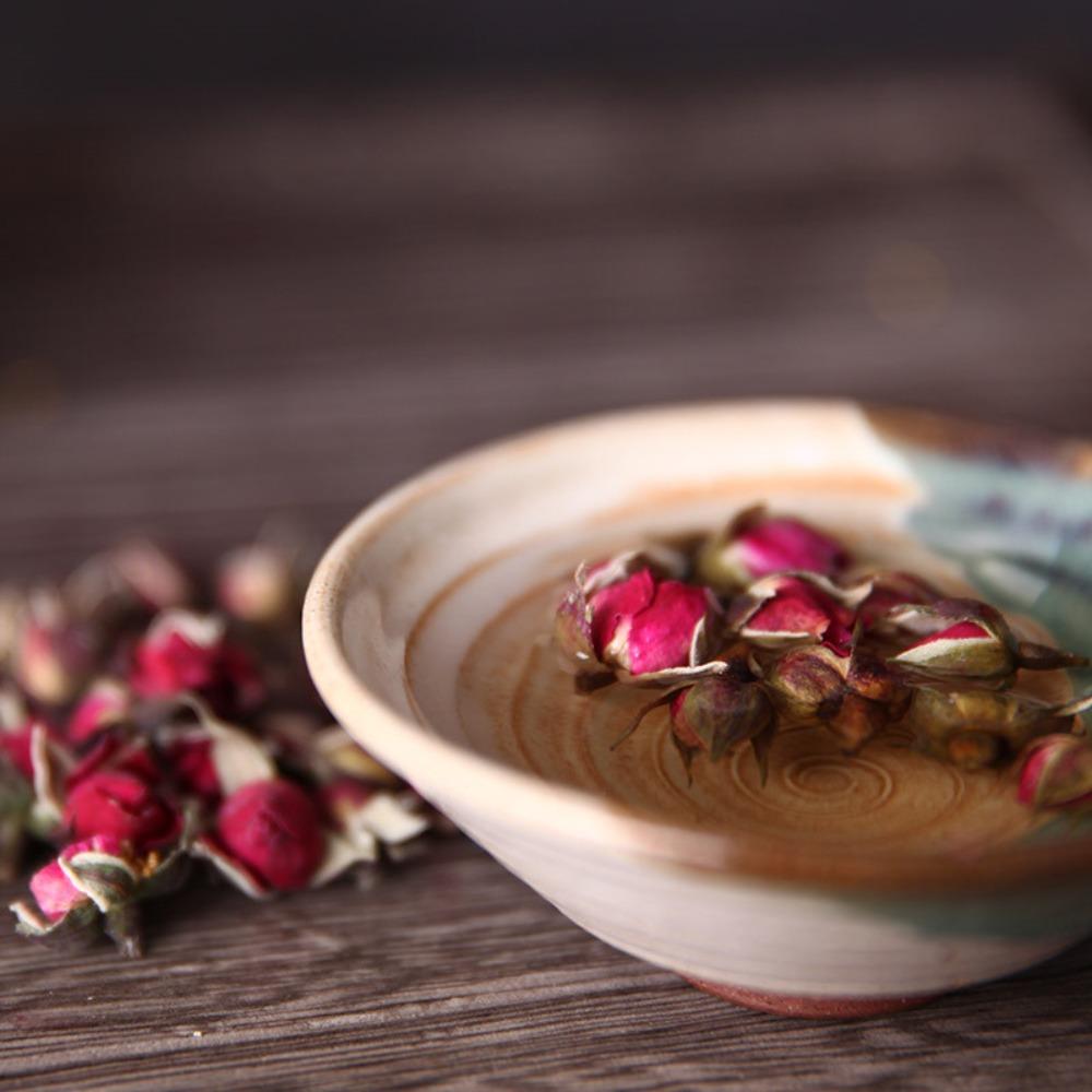 200g Premium Dried Rose Buds Flower Tea Cake Compressed Herbal Scented Tea