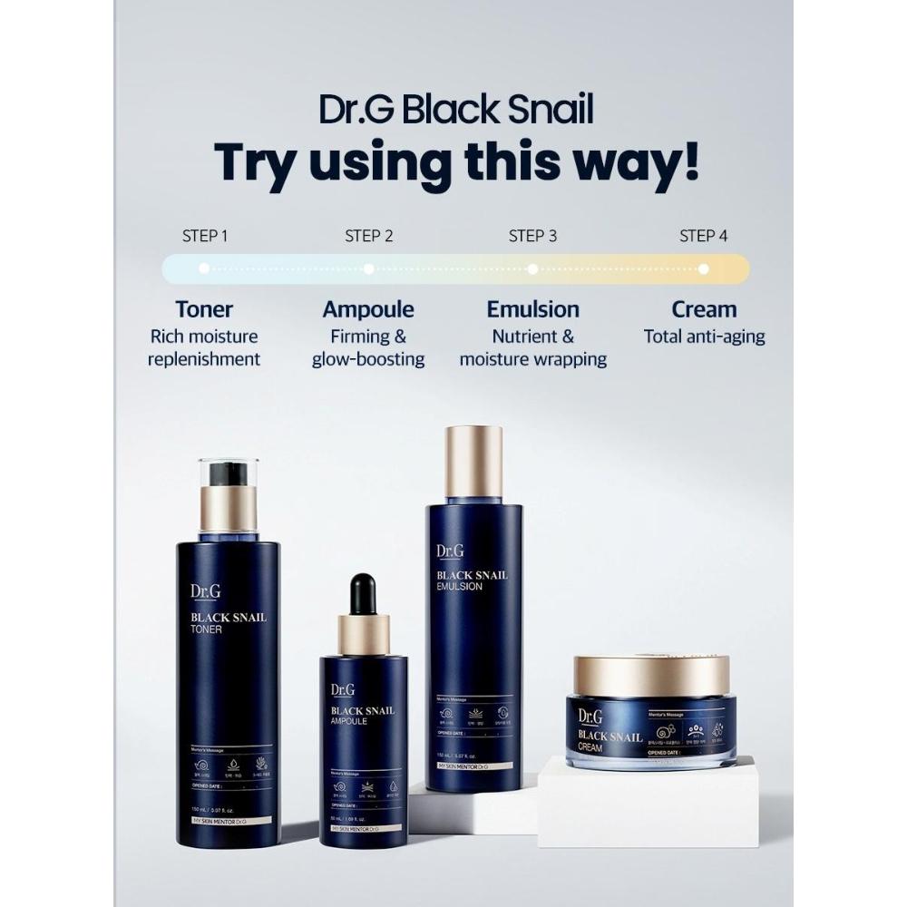 Dr.G Black Snail Emulsion 150ml / 5.07 Fl. Oz