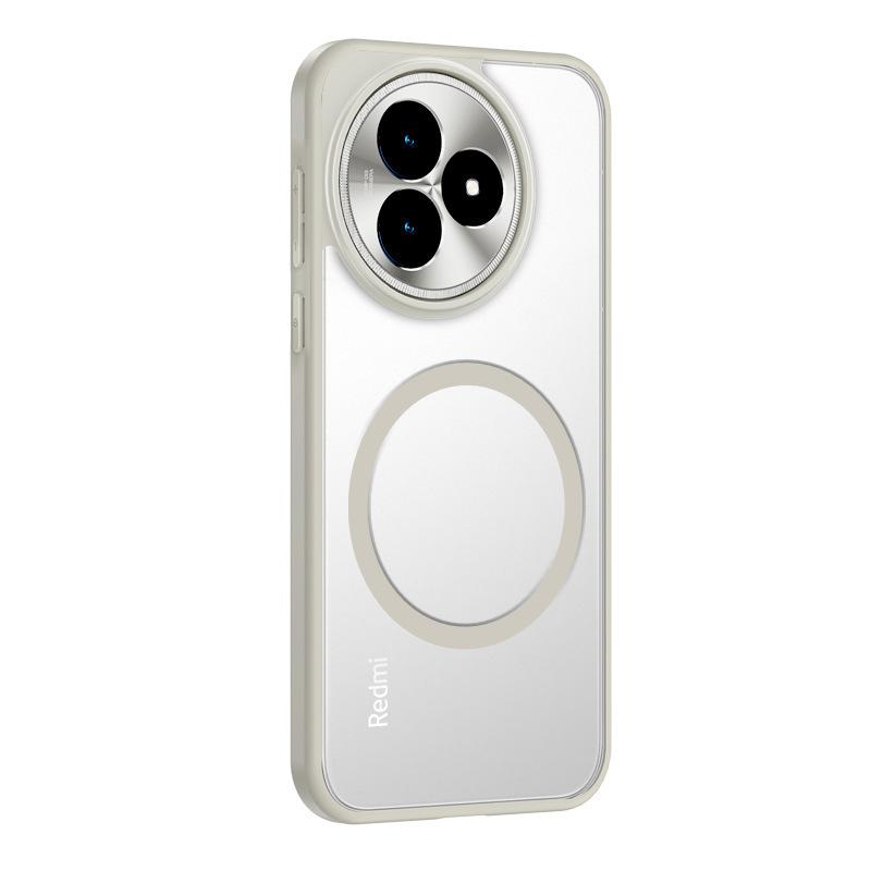 Applicable to Redmi k90promax high-transparency mobile phone case K80 Supreme version magnetic suction pocoF7 anti-drop matte note15