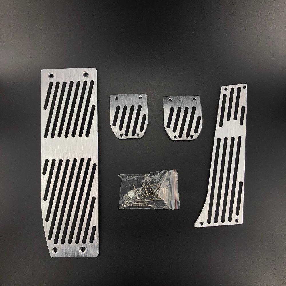 

Fashion Silver/Black Aluminium Alloy Car Pedals Rest For BMW X1 M3 E30 E36 E39 E46 E87 E90 E91 E92 E93 Car-Styling