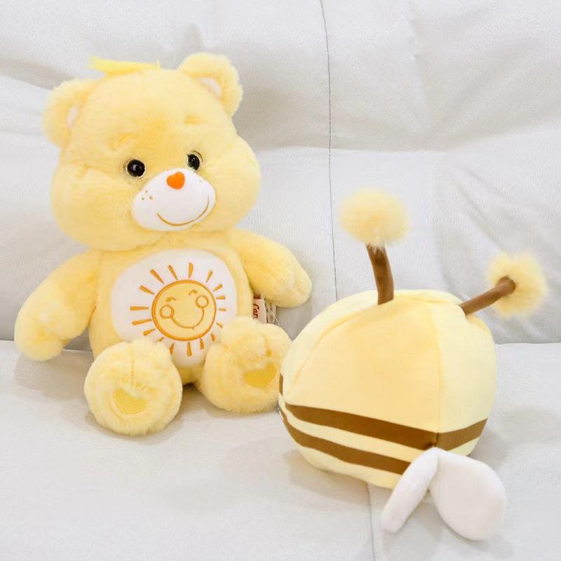 Bears Care Plush Toy Cute Rainbow Bear Soft Stuffed Doll Child Companion Doll