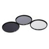Lightdow Lens Filter ND2 ND4 ND8 3 In 1 Set Neutral Density Filter 49 52 55 58 62 67 72 77 82 for Nikon Sony Pentax Canon Camera