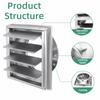 Vent Systems Stainless Steel Air Vent Duct Grill 100/125/150mm Square Fan Outlet With Screen Extractor Vent