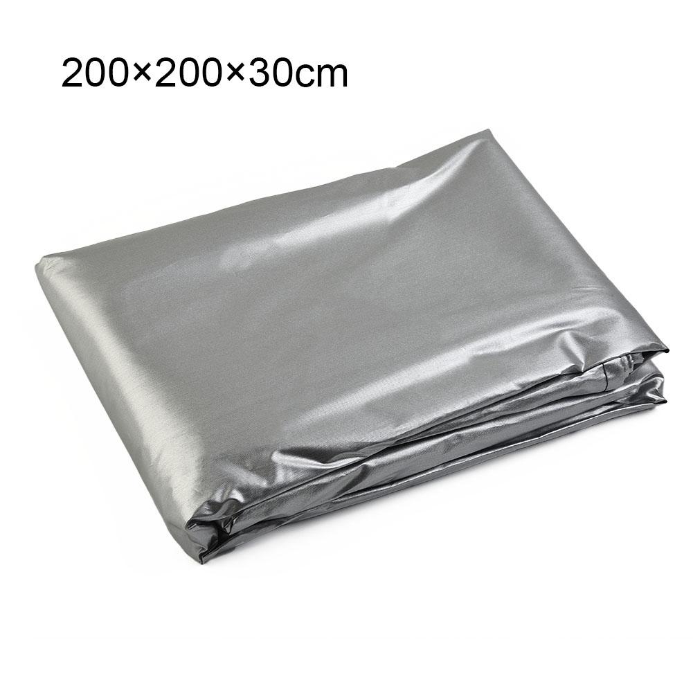 Spa Cover Cap Protector Guard with 210D Silver Coated Fabric Waterproof and Dust Proof Pull String for Secure Fit