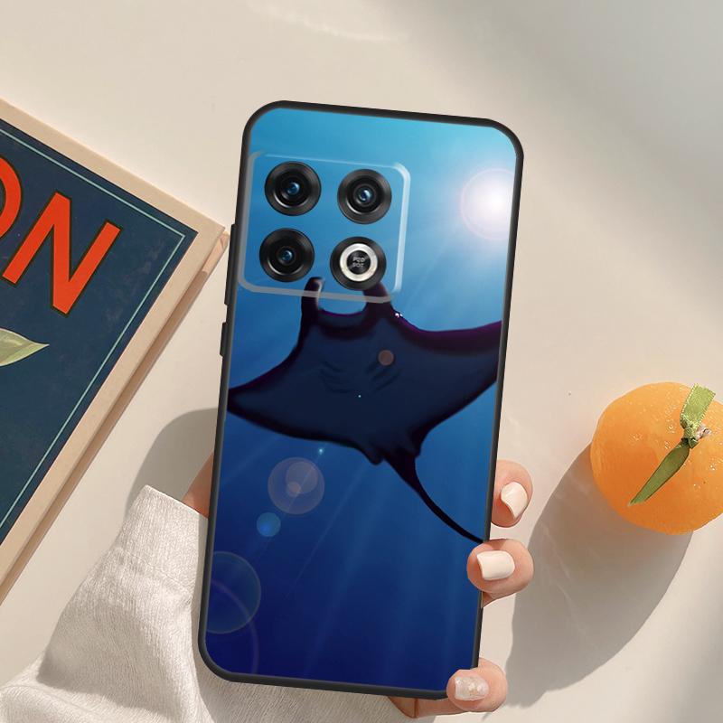 Animal Manta Ray Case For OnePlus 13R 12R 10R 13T 10T 11 12 13 15 OnePlus Nord 5 CE 2 3 4 Lite N20 N30 Cover