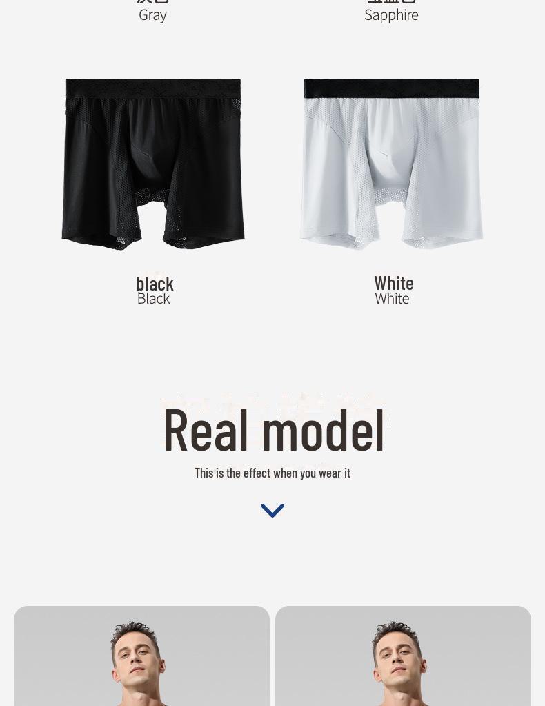 Men's Anti-Friction Sports Boxer Briefs, Large Size, Antibacterial Training Shorts