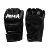 Half Finger Boxing Gloves Boxing MMA Kickboxing Gym Workout Knuckle Wrist Protection PU Leather Half Finger Punching Mitts