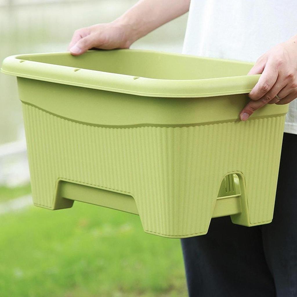 Donica Flower Box o Dużej Pojemności, Pojemnik do Uprawy Warzyw na Werandę, do Gospodarstwa Domowego