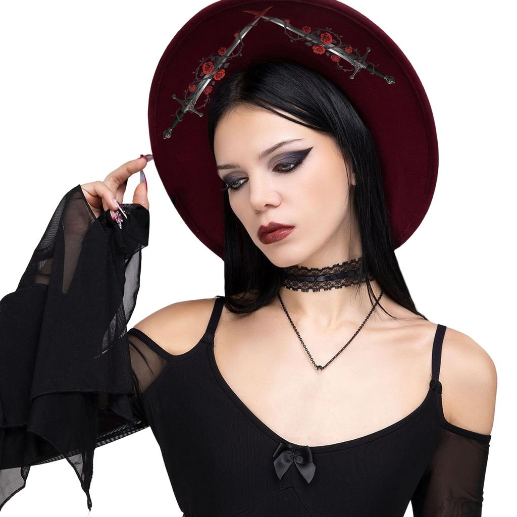 Classical Gothic Top Hat Suitable for Men Women and Children As Halloween Decoration or Stylish Fashion Statement