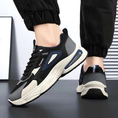 New Summer Men's Mesh Breathable Sports Shoes Comfortable Platform Air Cushion Running Shoes Casual Shoes