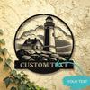 Metal Sign Wall Art Maritime Nautical Decor Rustic Home Beach House Outdoor Gift