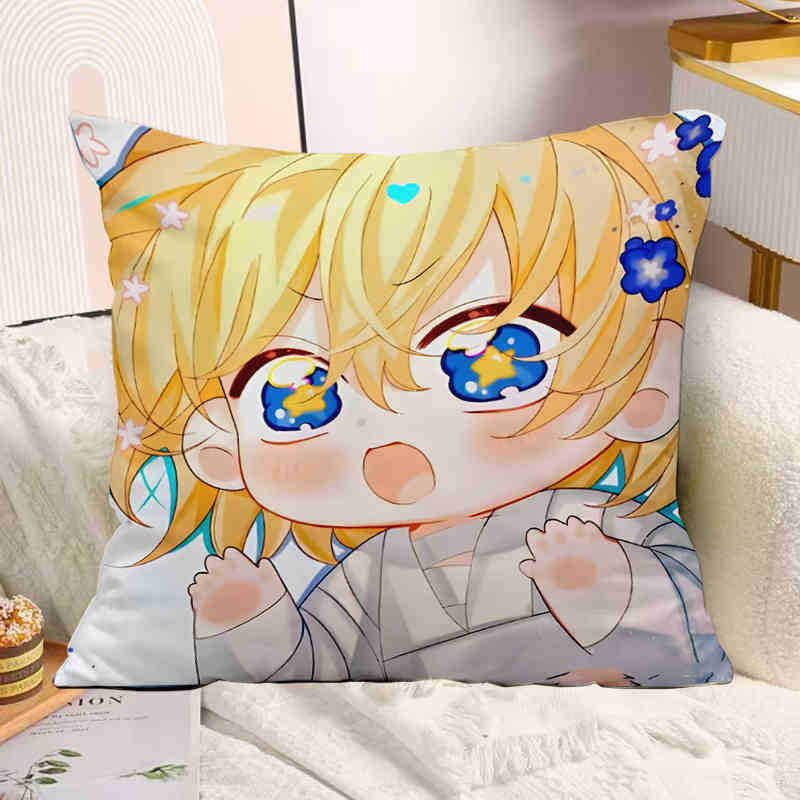 The Mermaid Has Fallen Baichu Xiaobai Lanbo Animation Peripheral Pillow Pillow Pillow Bedside Sofa Sitting Cushion