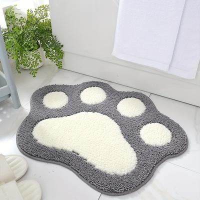 1pc Bathroom Rug Mat, Extra Soft Absorbent Premium Bath Rug, Non-Slip Comfortable Bath Mat for Bathroom Floor, Sink, Bathtub, Shower Room,Bathroom Mat